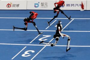 Un robot umanoide ha percorso i 100 metri in soli 9,39 secondi